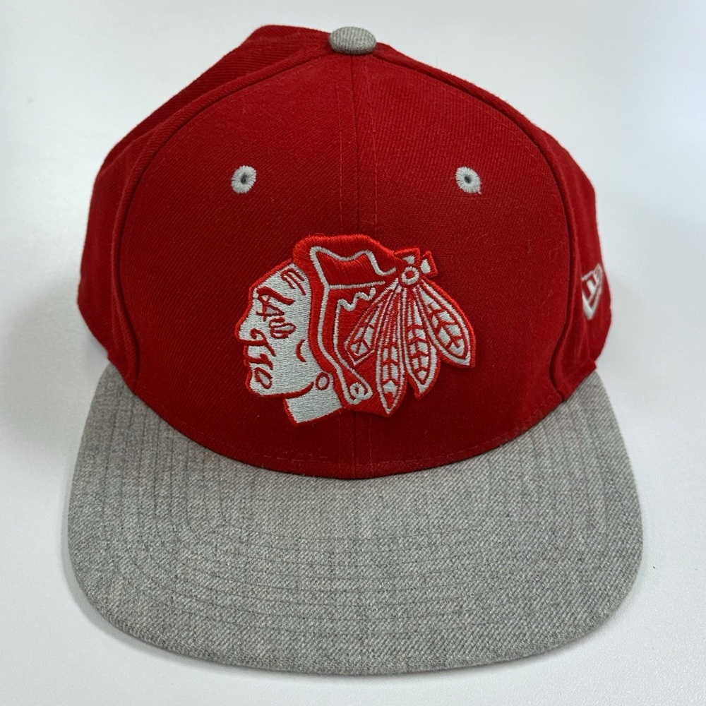 New Era Chicago Blackhawks Snapback Hat NHL Hockey 9fifty